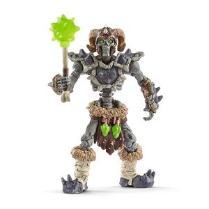 Schleich Eldrador Monster Creatures 42450 Stone Skeleton W/ Weapon Very Rare